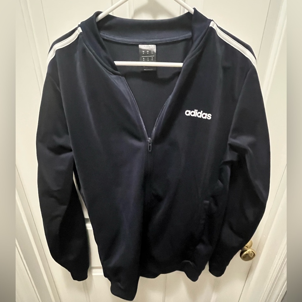 Adidas Midnight Blue Zip-Up Jacket